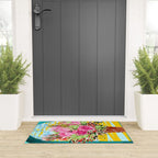 The Good Vibes Flower Pot Welcome Mat Gallery Image 3