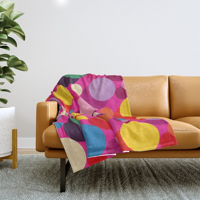 Candy Bubbles Throw Blanket Gallery Image 1