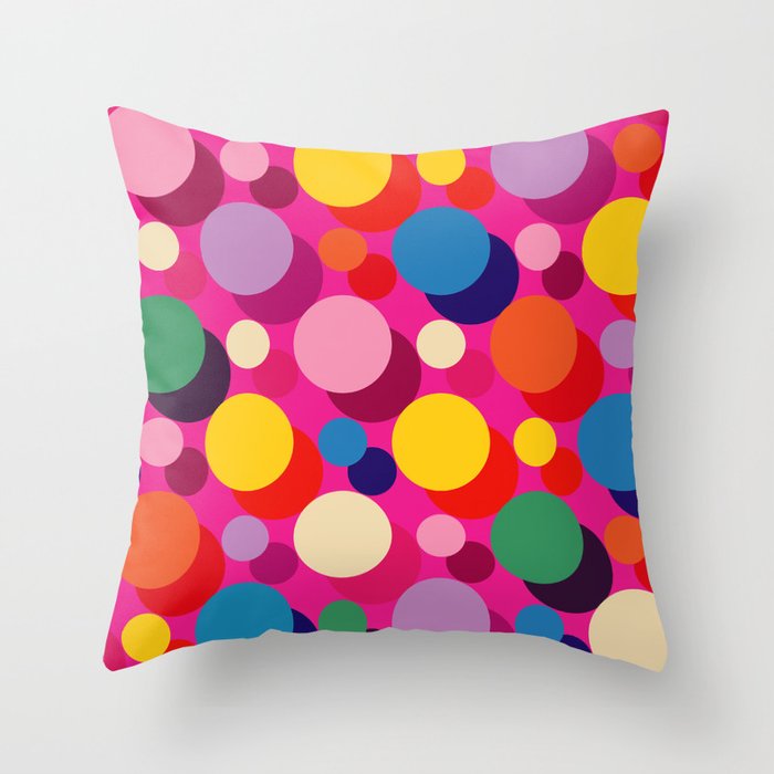 Candy Bubbles Throw Pillow Gallery Image 6