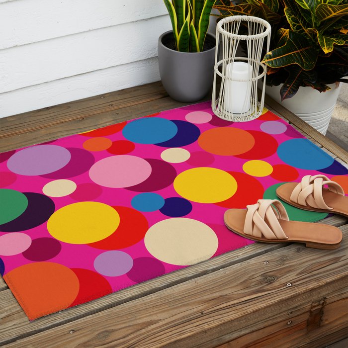 Candy Bubbles Outdoor Rug Gallery Image 2