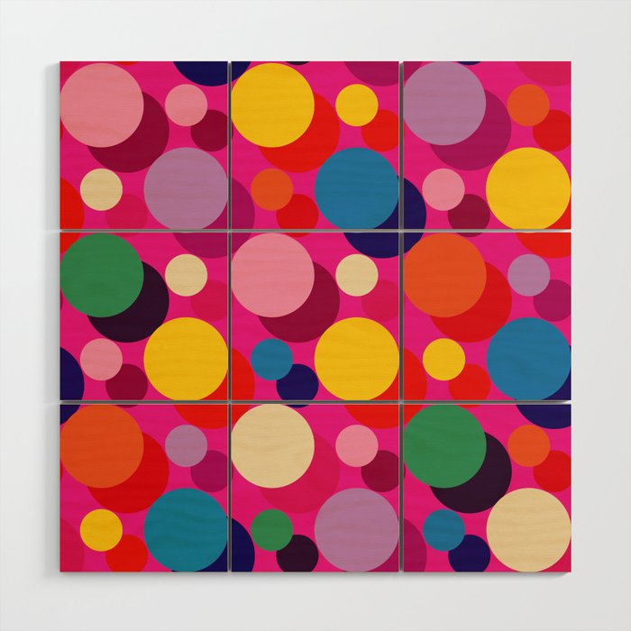 Candy Bubbles Wood Wall Art Gallery Image 1