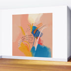 Find Joy. The Abstract Colorful Florals Wall Mural Gallery Image 2