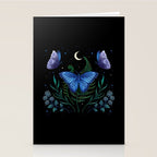 Blue Morpho Butterfly Stationery Card Gallery Image 2