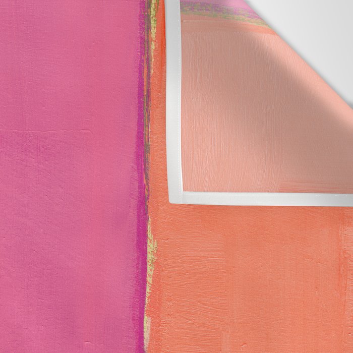 Peacock and Magenta Stripe Art Wall Tapestry Gallery Image 3