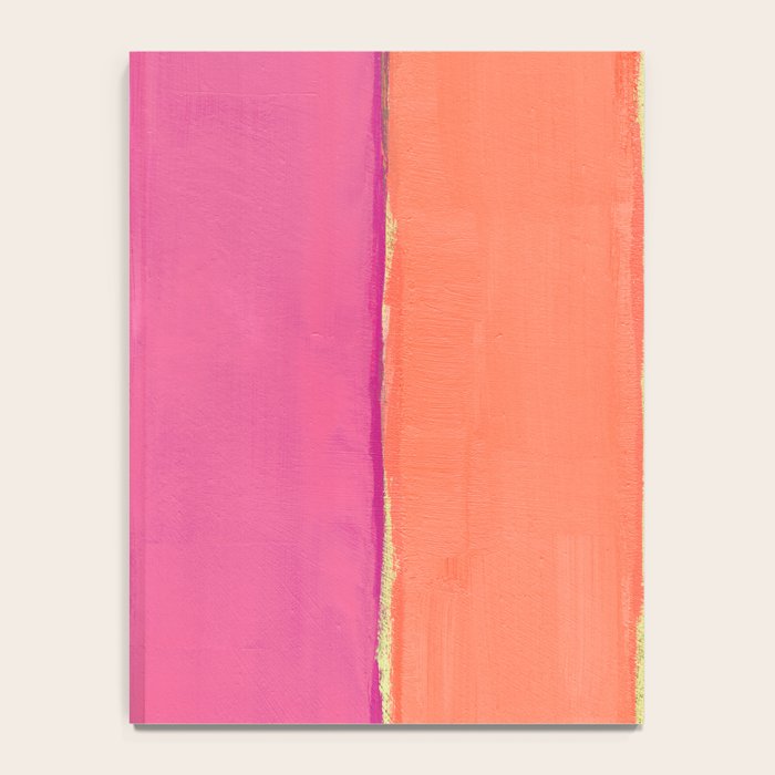 Peacock and Magenta Stripe Art Notebook Gallery Image 4