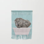 Baby Elephant in Bathtub Wall Hanging Gallery Image 1