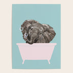 Baby Elephant in Bathtub Poster Gallery Image 4