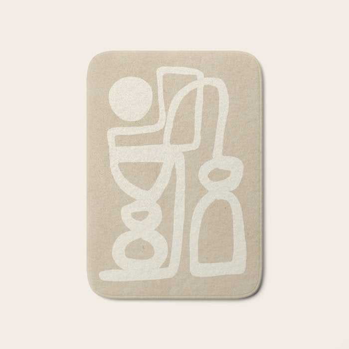 Abstract Minimal Shapes 78 Bath Mat Gallery Image 1