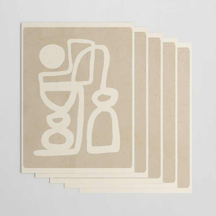 Abstract Minimal Shapes 78 Wrapping Paper Gallery Image 3