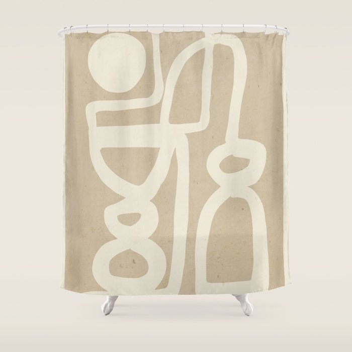 Abstract Minimal Shapes 78 Shower Curtain Gallery Image 1