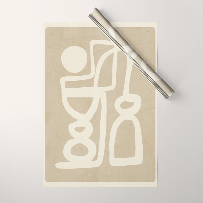 Abstract Minimal Shapes 78 Wrapping Paper Gallery Image 1