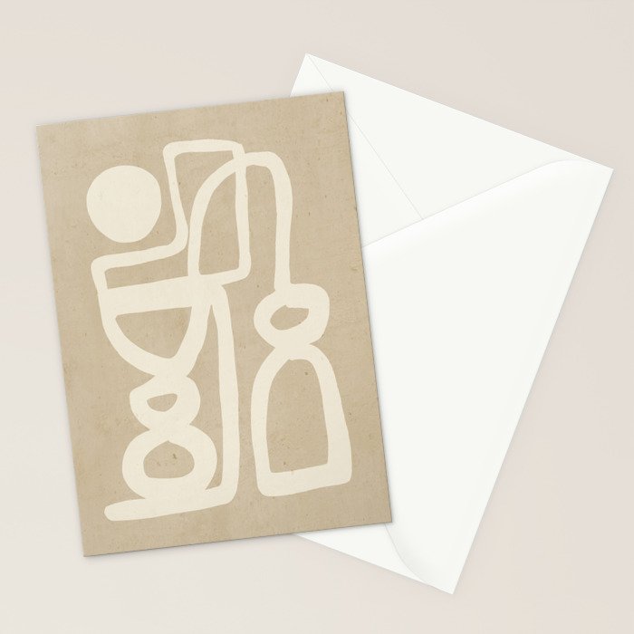 Abstract Minimal Shapes 78 Stationery Card Gallery Image 2