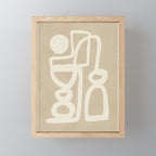 Abstract Minimal Shapes 78 Mini Art Print Gallery Image 1
