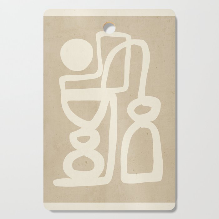 Abstract Minimal Shapes 78 Cutting Board Gallery Image 1
