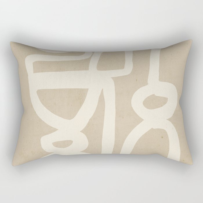 Abstract Minimal Shapes 78 Rectangular Pillow Gallery Image 1