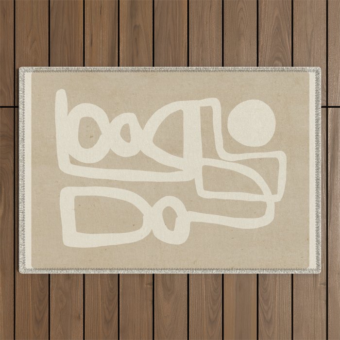 Abstract Minimal Shapes 78 Outdoor Rug Gallery Image 1