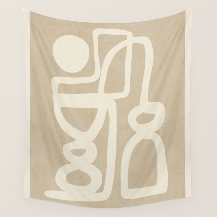 Abstract Minimal Shapes 78 Wall Tapestry Gallery Image 1