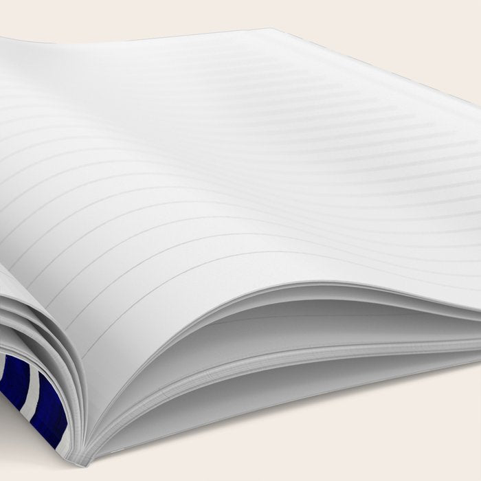 Japanese Seigaiha Wave - Navy Palette Notebook Gallery Image 2