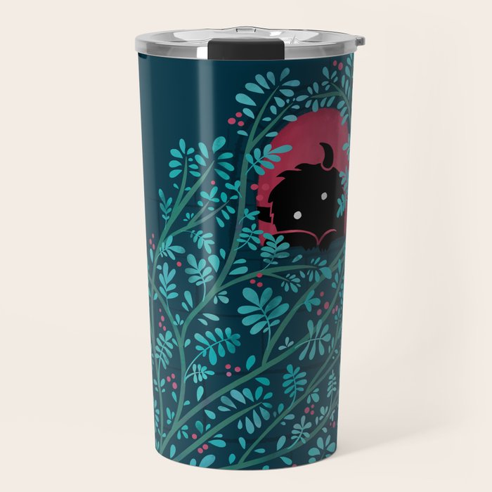 Introvert (Monster in the Window) Travel Mug Gallery Image 1