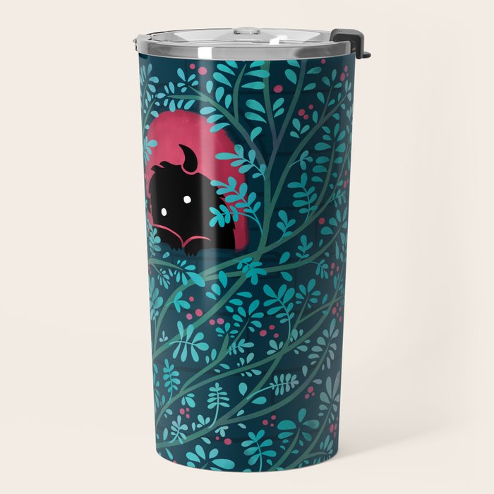 Introvert (Monster in the Window) Travel Mug Gallery Image 2