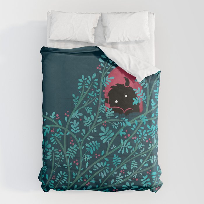 Introvert (Monster in the Window) Duvet Cover Gallery Image 6
