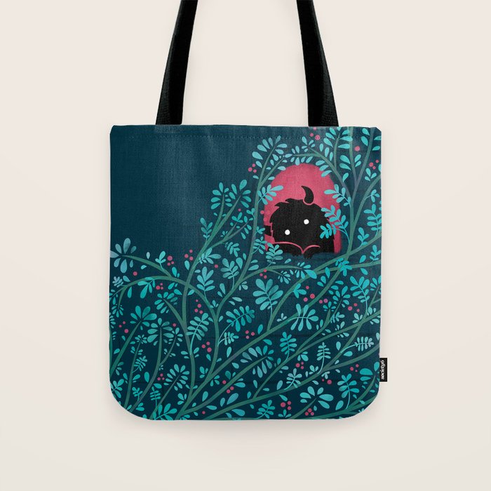 Introvert (Monster in the Window) Tote Bag Gallery Image 1