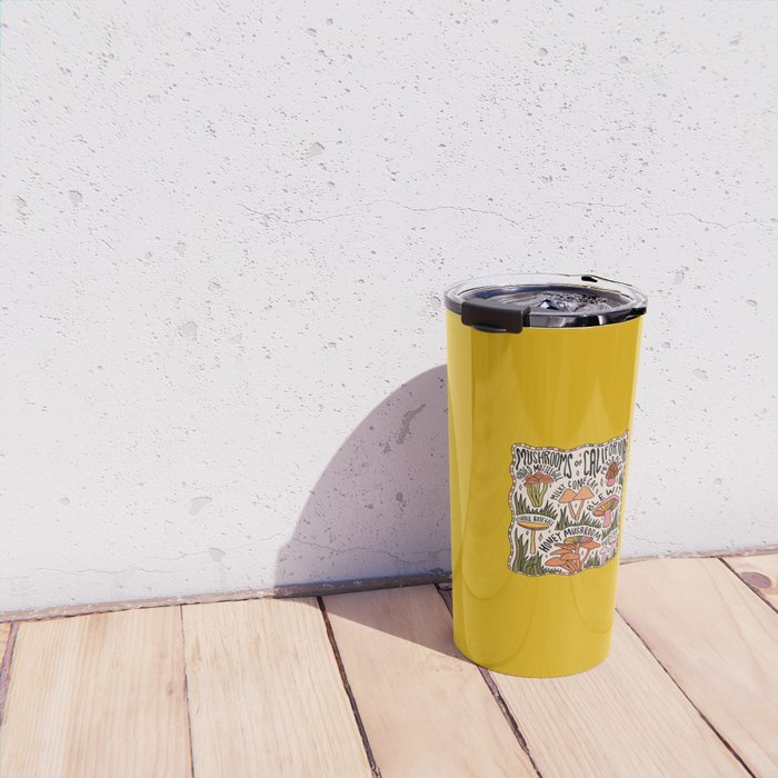 Mushrooms of California Travel Mug Gallery Image 4