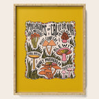 Mushrooms of California Serving Tray Gallery Image 1