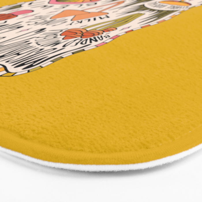 Mushrooms of California Bath Mat Gallery Image 3