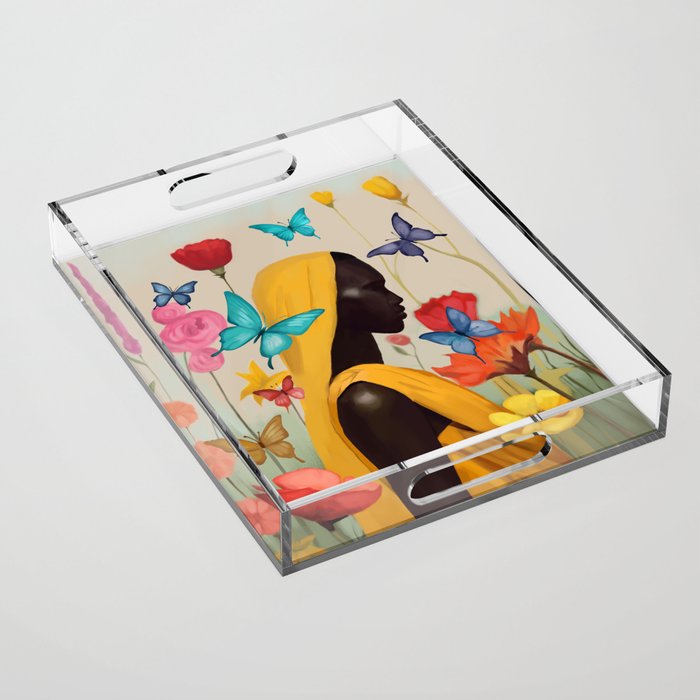 Garden Muse Acrylic Tray Gallery Image 1