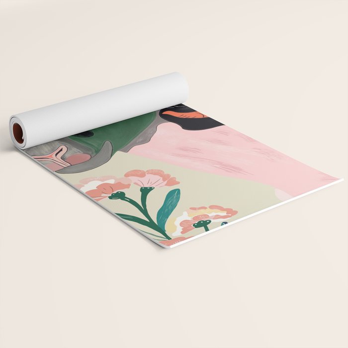 Floral Ram Yoga Mat Gallery Image 2