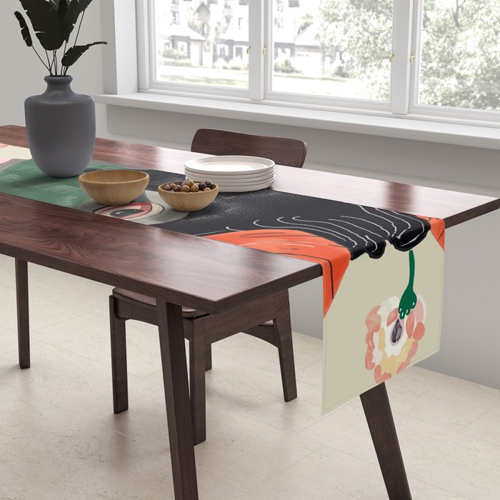 Floral Ram Table Runner Gallery Image 2