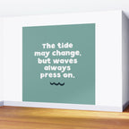 Waves Press On Wall Mural Gallery Image 2