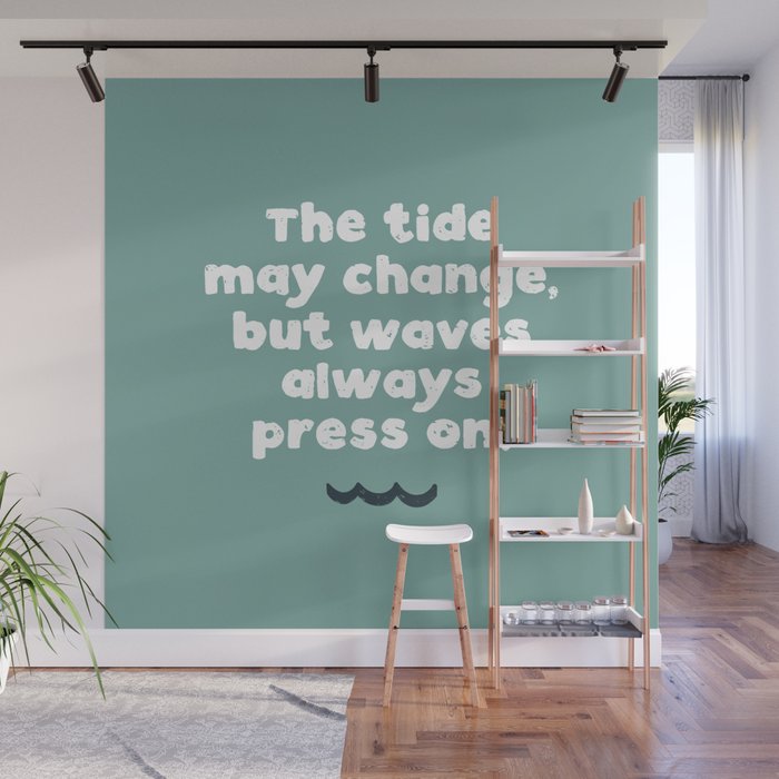 Waves Press On Wall Mural Gallery Image 1