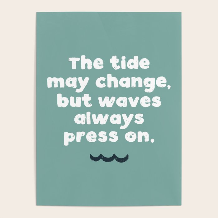 Waves Press On Poster Gallery Image 1