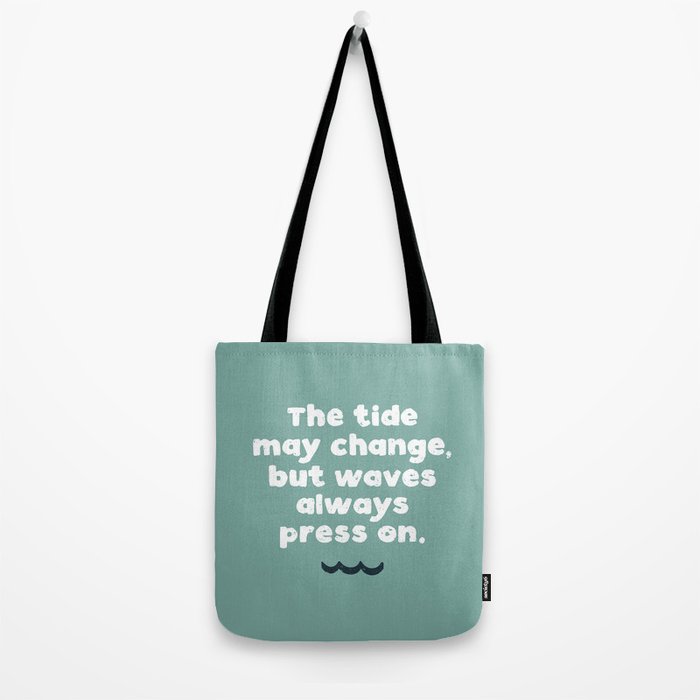 Waves Press On Tote Bag Gallery Image 2