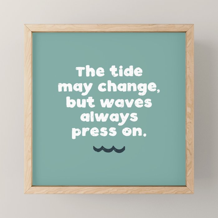 Waves Press On Mini Art Print Gallery Image 1