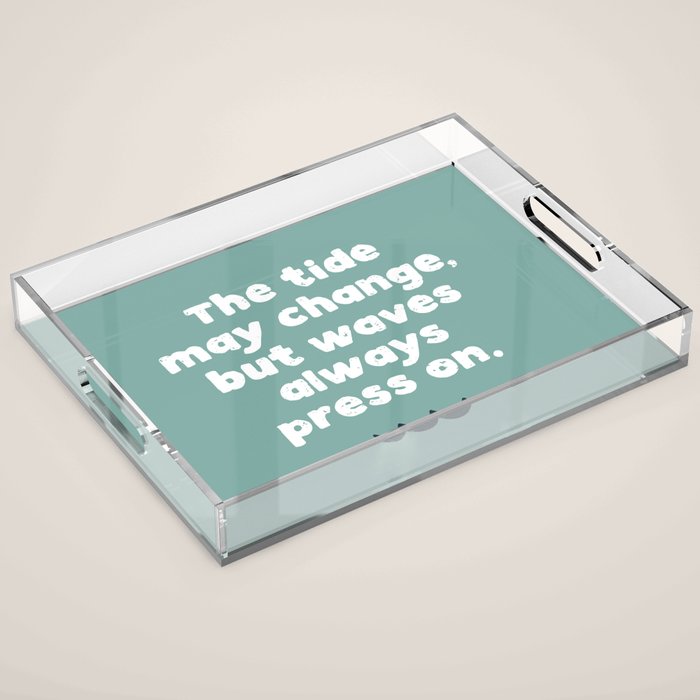 Waves Press On Acrylic Tray Gallery Image 1