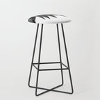 Agave fringe - noir Stool Gallery Image 1