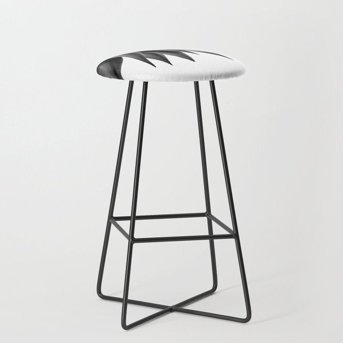 Agave fringe - noir Stool Gallery Image 1