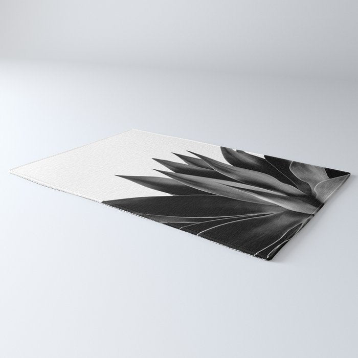 Agave fringe - noir Rug Gallery Image 3