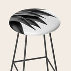 Agave fringe - noir Stool Gallery Image 2