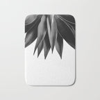 Agave fringe - noir Bath Mat Gallery Image 1