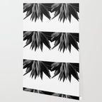 Agave fringe - noir Wallpaper Gallery Image 2