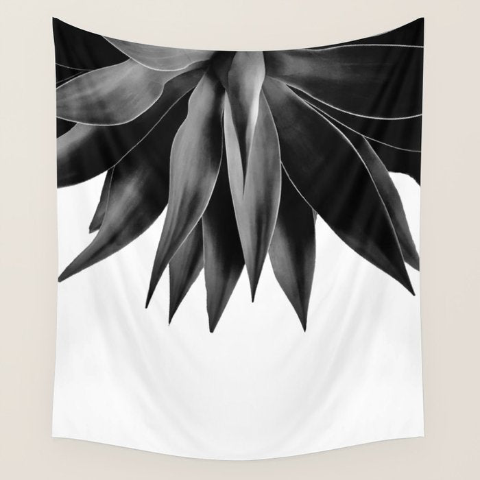 Agave fringe - noir Wall Tapestry Gallery Image 4