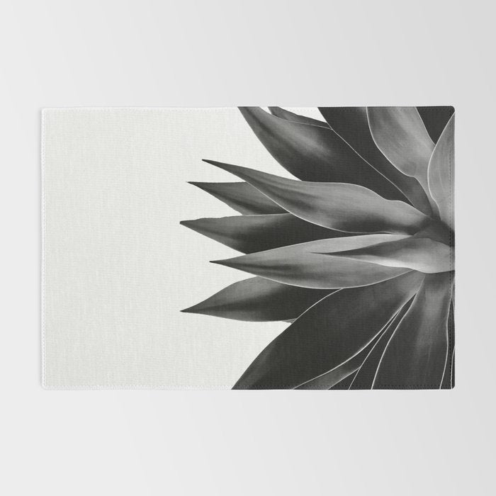Agave fringe - noir Rug Gallery Image 2