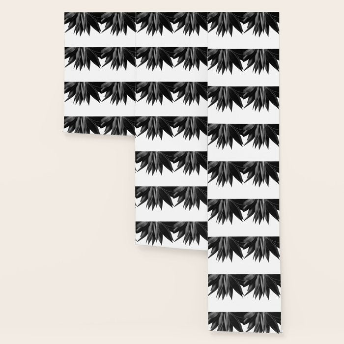 Agave fringe - noir Wallpaper Gallery Image 3
