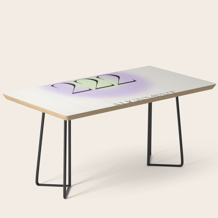 Angel Number 222 | Alignment Coffee Table Gallery Image 1