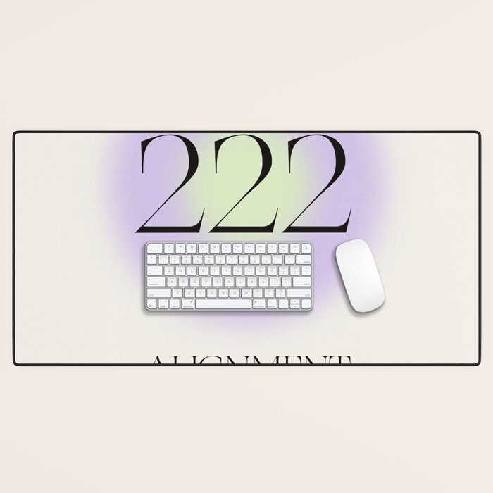 Angel Number 222 | Alignment Desk Mat Gallery Image 1