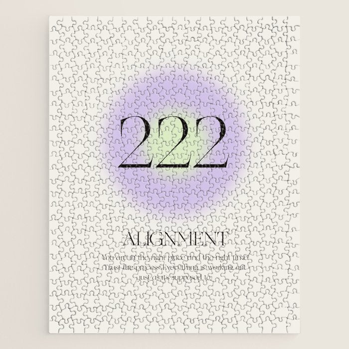 Angel Number 222 | Alignment Jigsaw Puzzle Gallery Image 1